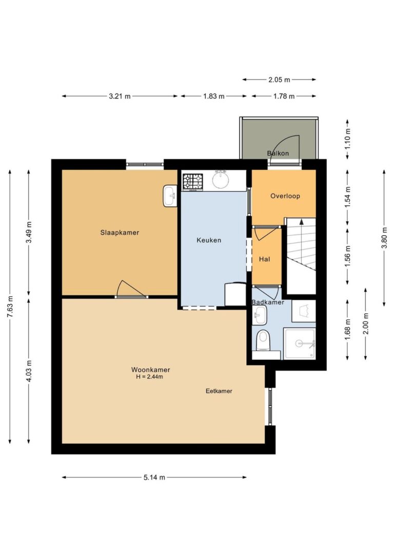 Appartement te huur: Nieuwstraat 25A, Baarn