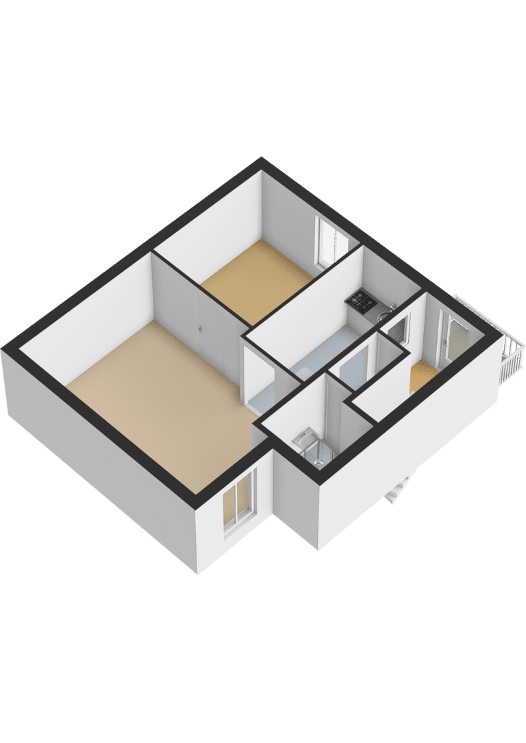 Appartement te huur: Nieuwstraat 25A, Baarn