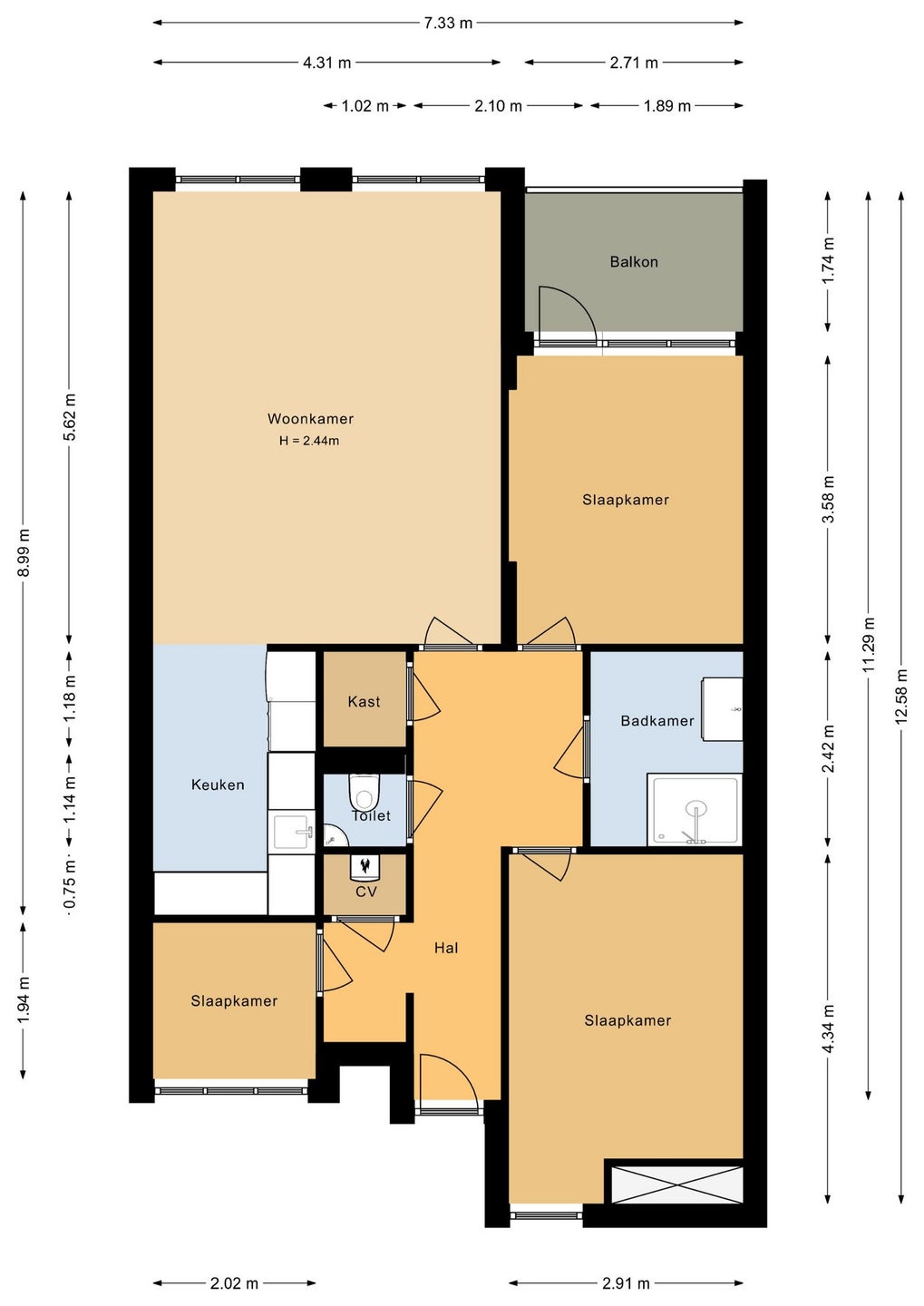 Appartement Arthur van Schendelstraat 597 — foto 3