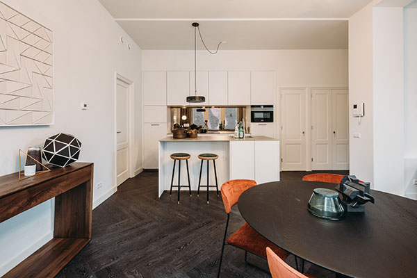 De Keizer Amsterdam woonkamer keuken
